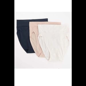 All Worthy 3-pack Set Brushed Micro Hi-Cut Panties Basic -
